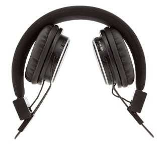 Cascos negros bluetooth serigrafiados